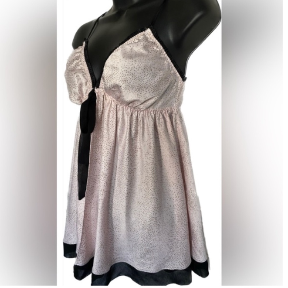 Jacob PNK/GLD/BLK Nightgown, M  *P1096